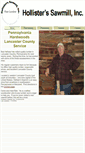 Mobile Screenshot of hollistersawmill.com
